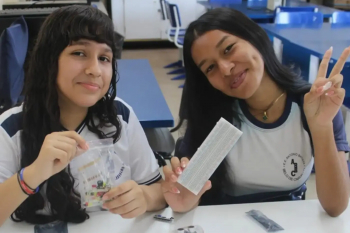 Notícia: Estudantes de Santarém conquistam 1º lugar no Projeto Meninas na Tecnologia